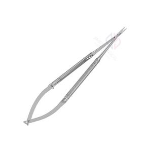 Tijeras Microquirúrgicas Manuales de Acero Inoxidable de 165 mm con Hoja Recta de 10 mm, Certificación CE, JIMED SURGICAL para Corte Preciso en Neurocirugía - Product Image 4