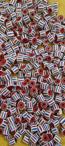 Cuentas de Vidrio Multicolores, Cuentas de Vidrio con Puntos de Colores Variados, Cuentas de Cristal Sueltas - Product Image 3