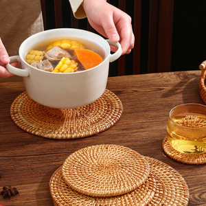 Posavasos de Bambú y Ratán Naturales, Hechos a Mano, Resistentes al Calor, Decoración de Mesa, Venta al Por Mayor, Fábrica en Vietnam - Product Image 1