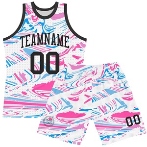 Top Baloncesto Jerseys Uniformes Conjuntos Sublimación Baloncesto Jersey Baloncesto Reversible Jerseys Personalizado - Product Image 1
