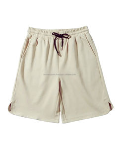 OEM Factory Wholesale Custom Printed Logo Mid Waist <b>Men's</b> Gym Fitness Summer Wear Oversized <b>Woven</b> Cotton <b>Shorts</b> - Product Image 3