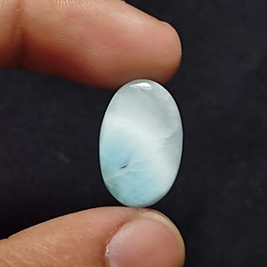 Haute qualité 100% naturel Larimar pierre précieuse pierre lâche Larimar cabochon fait main poli pour la fabrication de bijoux 7.50 Ct taille OEM - Product Image 1
