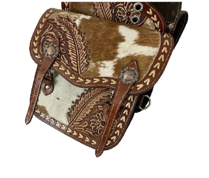 Sacs de selle de saut équestre en cuir véritable de haute qualité usinés à la main vêtements d'équitation occidentale pour chevaux - Product Image 3