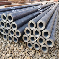 Tuyau sans soudure en acier au carbone haute résistance, tube en acier laminé à chaud, résistant à la corrosion pour machines de construction et chaudières à fluides