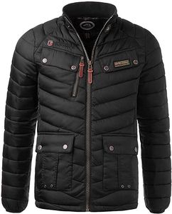 Veste matelassée à capuche unisexe de haute qualité, écologique, avec fermeture à glissière, logo avant personnalisé, étanche à l'eau et au vent, décontractée - Product Image 5