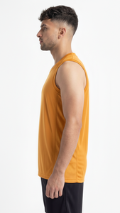 Camiseta de Baloncesto Premium Color Oro Antiguo para Equipos Profesionales, Clubes de Entrenamiento, Ropa Deportiva Transpirable de Malla - Product Image 3