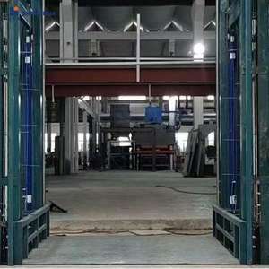 منصة رفع هيدروليكية فولاذية بمقاس مخصص مع قضبان توجيه ومحرك 5.5-7.5 كيلو واط وتحكم لاسلكي لإدارة مخازن التجزئة - Product Image 6