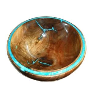 Elegante y Único Tazón de Madera para Servir Ensaladas o Frutas, Tazón de Madera Artesanal para Vajilla, Ideal para Hoteles y Restaurantes - Product Image 3