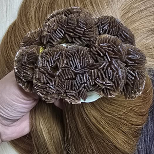 Extensiones de cabello humano vietnamita de punta plana de primera calidad, textura recta Natural, flujo suave, brillo saludable para uso y exportación de salón - Product Image 2