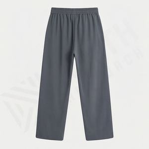 Pantalons Hip Hop épais, pantalons personnalisés, pantalons larges, pantalons de survêtement en coton, double taille, pantalons droits, pantalons de survêtement évasés pour hommes - Product Image 2