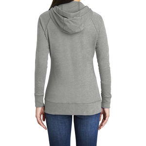 Quality 100% Cotton Solid Color Heavyweight Fit <b>Zip</b> <b>Up</b> Custom High Quality Plus Size Anti-pillingbreathablehodies for woman - Product Image 5