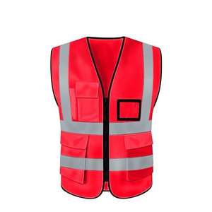 เสื้อกั๊กสะท้อนแสงอเนกประสงค์โลโก้ตามสั่ง - Product Image 4