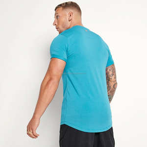 <b>Fit</b> <b>Cropped</b> Oversized <b>T</b>-<b>Shirt</b> Street Wear Plain <b>T</b> <b>Shirt</b> for Men Boxy Tee 100% Cotton Drop Shoulder - Product Image 5