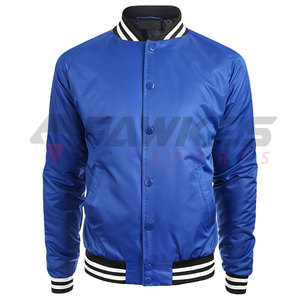 Chaqueta de béisbol para hombre Letterman Varsity College Chaquetas hechas de mangas de cuero y cuerpo de lana Varsity Jacket - Product Image 1
