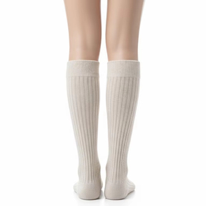 Calcetines de punto de longitud media, absorbentes del sudor, para invierno, material de mezcla de algodón suave, diseño cálido y grueso, para uso diario en clima frío, calcetines térmicos. - Product Image 5