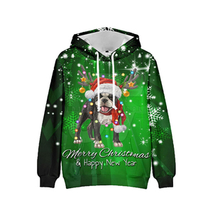 Respirant séchage rapide noël marque de mode hommes sweats à capuche personnalisés noël sweats à capuche famille Festival coton hommes sweats à capuche - Product Image 5