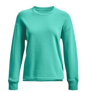Factory Wholesale Women's Sweatshirt Cotton Lightweight Breathable Drop <b>Shoulder</b> Streetwear Casual Sweatshirts Custom Logo - Product Image 1