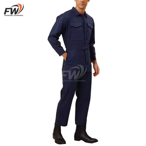Overol Reflectante de Fábrica para Hombre, Ropa de Trabajo de Algodón, Overol de Construcción e Ingeniería, Uniforme de Alta Visibilidad de una Pieza - Product Image 5