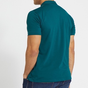 Nouvelle arrivée Polo T-shirt 200gsm Logo personnalisé à manches courtes Épaule tombante Polo vierge Prix de gros pas cher pour homme - Product Image 2