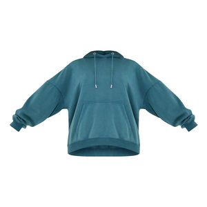 Sweats à capuche personnalisés à effet délavé pour femmes, style décontracté, épaules tombantes, streetwear vintage, collection hiver, grandes tailles - Product Image 4