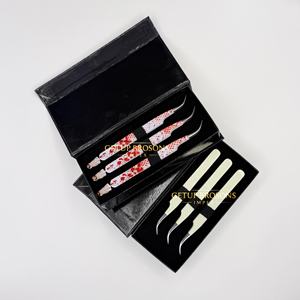 Herramientas para Pestañas de Acero Inoxidable Antimagnéticas y Antiestáticas con Puntas Lisas/Serradas/Dentadas de 10 mm de Longitud - Product Image 3