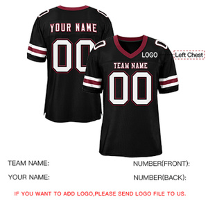 Maillot de football américain dynamique Contour élégant Maille aérée Finition robuste Tenue idéale Maillot de football américain - Product Image 3