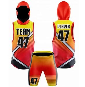 Ensemble de vêtements d'équipe de football 7on7 avec logo personnalisé uniformes imprimés respirants de compression fabriqués en usine fournisseur OEM - Product Image 3