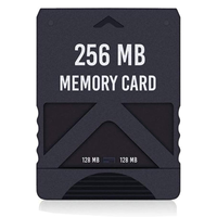 Carte mémoire 256 Mo pour Playstation 2, carte mémoire haute vitesse pour Sony PS2, compatible avec la console de jeu