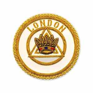 Insigne de tablier brodé à la main de nouvelle conception meilleur insigne de Regalia de tablier maçonnique de matériel pour l'uniforme - Product Image 6