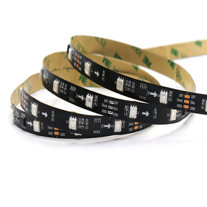 Dải đèn <span class=keywords><strong>LED</strong></span> thông minh Addressable SM 16703 5050 60 đèn <span class=keywords><strong>LED</strong></span> 12V, lập trình được, Pixel RGB, dải đèn <span class=keywords><strong>LED</strong></span> dẻo cho phòng chơi game, tự làm, quán bar - Product Image 3