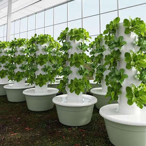 Sistemas de Cultivo Hidropónico Inteligentes con Torre Aeropónica para Agricultura Interior de Precisión - Product Image 1