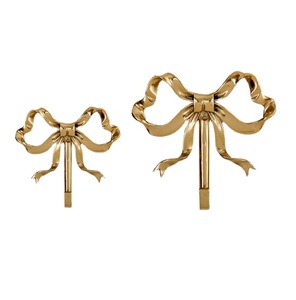Quantité en vrac Meilleur prix Crochet mural décoratif en laiton à nœud papillon pour crochet suspendu pour manteau/chapeau/serviette/vêtements Utilisation dans la salle de bain - Product Image 1