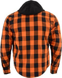 2024, nueva camisa de franela de motocicleta de motorista para hombre, camisa protectora de franela OEM transpirable con armaduras CE - Product Image 6