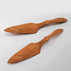 Prix de gros le moins cher couteau à trancher les gâteaux en bois durable couteaux à trancher pour tarte en bois - Product Image 1