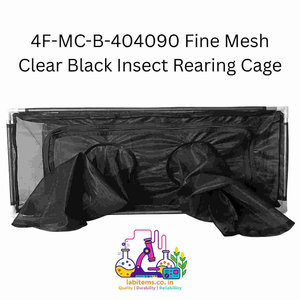 Jaula de Cría de Insectos de Malla Fina Transparente Negra 4F-MC-B-404090 - Product Image 1