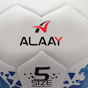 Alaay 2025 Professional Custom Soccer Ball Machine Customizable stitched <b>Leather</b> <b>Football</b> of Sizes 5/4/3 PVC Foam - Product Image 3