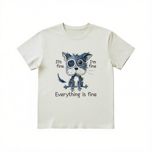 T-Shirt Unisex Oversize Personalizzata 210GSM 100% Cotone Stile Casual con Stampa Serigrafica Taglia XL - Product Image 2