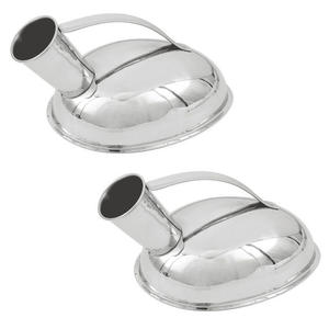 Cuvette de lit de haute qualité Instruments de chirurgie médicale bassin de lit urinoir Portable grande capacité en acier inoxydable bassin de lit rond hôpital - Product Image 1