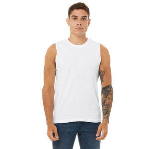 Débardeurs Bella Canvas pour hommes, originaux, en coton, t-shirt musculaire, débardeur musculaire pour hommes, t-shirt sans manches léger - Product Image 1