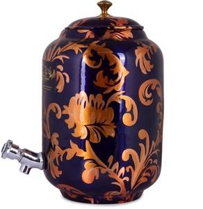 39-100% cobre puro 8L dispensador de agua de Metal pantalla arte contenedor Pot Matka para almacenamiento de agua - Product Image 3