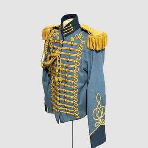 แจ็คเก็ตฮัสซาร์ถักเปียทองสำหรับพิธีการทั่วไปใหม่ - Product Image 3