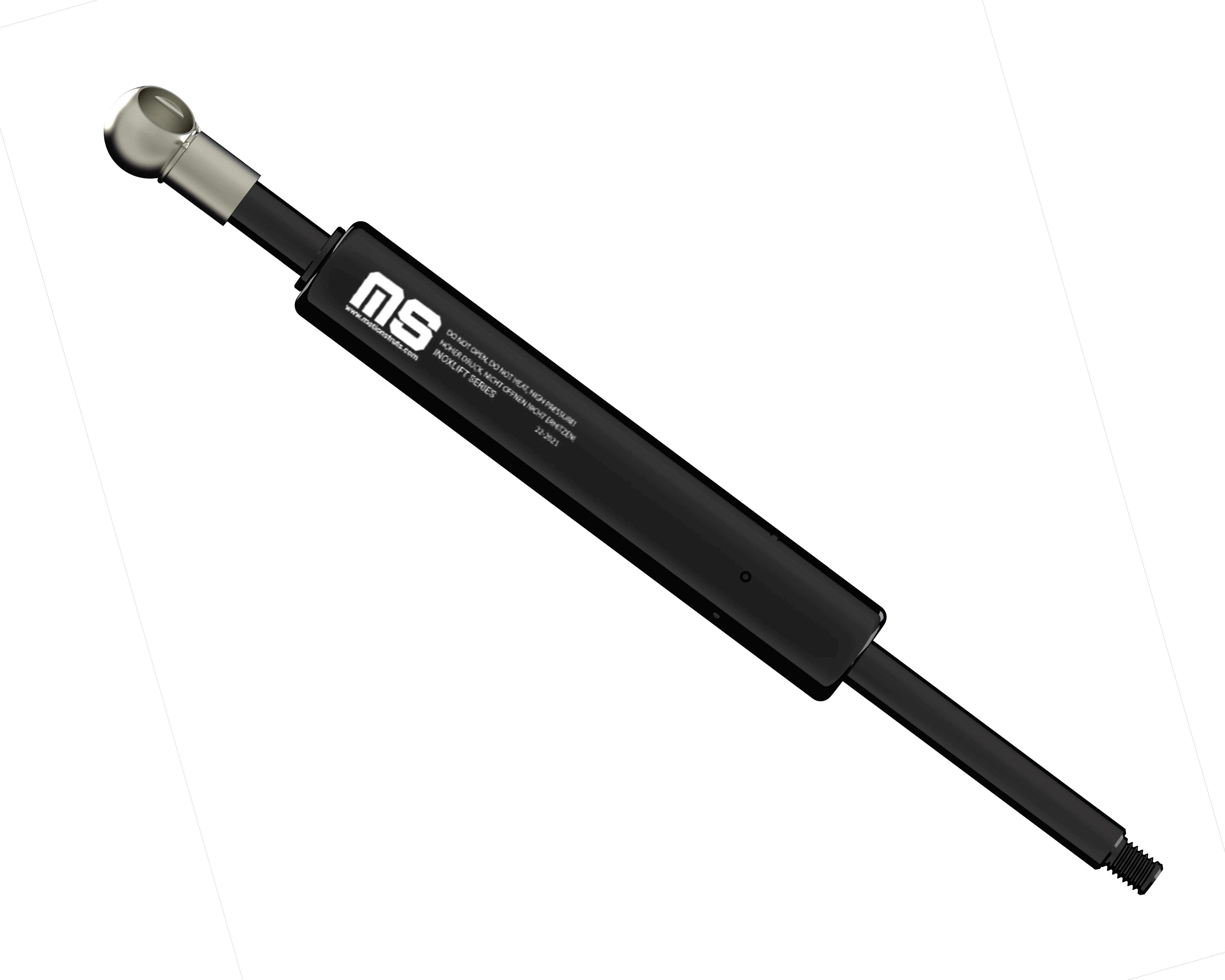 LER06-20 Stahlstab-Längenverlängerungsgerät für Gasspring schwarz M6 Ausziehungs-Kit Adapter 20 mm Verlängerung Anlage Zubehörlösung