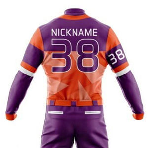 Uniforme de béisbol con impresión de logotipo personalizado de servicio OEM, ropa de entrenamiento de alta calidad, uniforme de béisbol a la venta en línea - Product Image 6