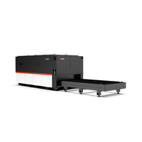 Table d'échange de couverture entière pour la découpe laser en acier inoxydable et au carbone CNC Fiber Laser Cutter 3015 3kW 6kW