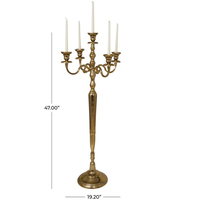 Chandelier en verre Hurricanes au dernier design moderne Pilier votif Bougeoir pour table de mariage et fête d'occasion