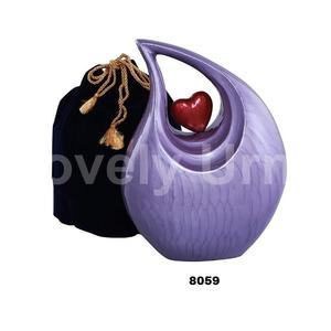 Heart of Love Urne de crémation adulte pour cendres humaines-Urne décorative pour cendres humaines Urne féminine et masculine pour cendres Sac en velours gratuit - Product Image 1