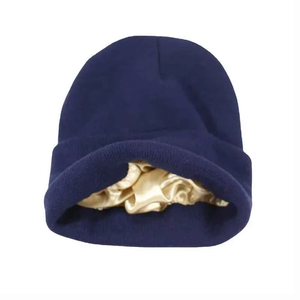 Gorro de Invierno de Lana Cálido, con Forro de Satén Jacquard, Diseño de Marca OEM, Venta al Por Mayor, MOQ Bajo, Personalizable con Logotipo - Product Image 3