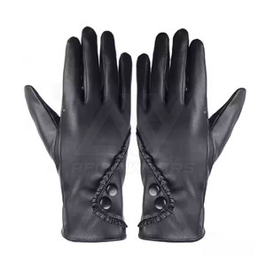 Dernier style de gants en cuir décontractés d'extérieur d'hiver de haute qualité à bas prix Service personnalisé OEM - Product Image 1