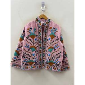 เสื้อแจ็กเก็ตผ้าฝ้ายปักลายรูปก้างปลาอิสฟาฮานสำหรับฤดูใบไม้ผลิ - Product Image 3