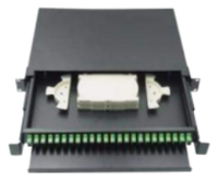 2x16 PLC Cassette Terminal Box SC Rack Mount Fiber Optical PLC ODF Splitter FTTH LC Connector FC Type 19 Inch Distribution Frame